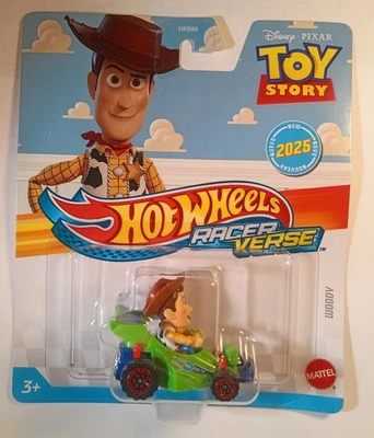 Hot Wheels Racer Verse Disney Pixar Toy Story Woody in RC in Bad Single Pack - Image 1 of 4
