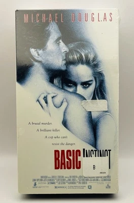 Basic Instinct VHS 1992 Michael Douglas Sharon Stone New Sealed - Image 1 of 4