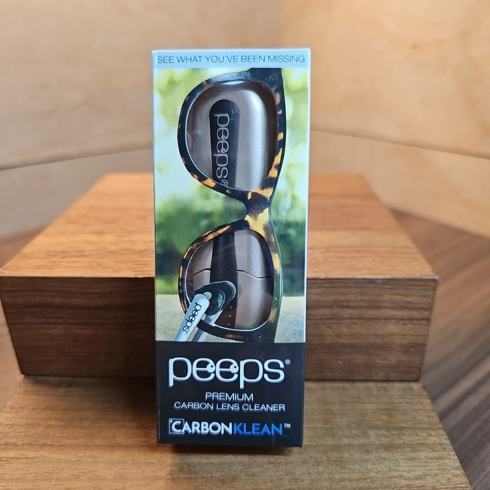 Carbon Klean Peeps Eyeglass Lens Cleaner Black 1 Count