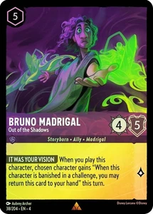 Cold Foil BRUNO MADRIGAL OUT OF THE SHADOWS 1x Rare Disney Lorcana NM - Picture 1 of 1