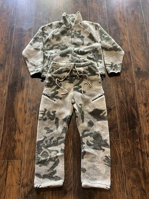 Fear of God Essentials Polar Fleece Jacket & Pants Camo Set (Small/Medium) - Image 1 of 4