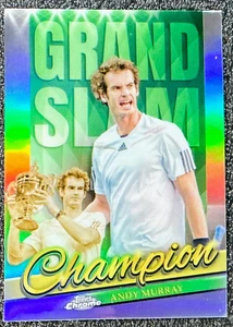 Andy Murray 2024 Topps Chrome Tennis #GTSC-AM Grand Slam Champion Refractor - Picture 1 of 2