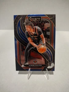 2024-25 Panini Select Ja'kobe Walter RC #195 Premier Level Blue Toronto Raptors - Imagen 1 de 2