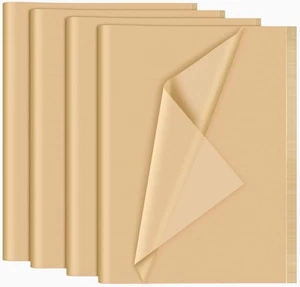 120 Blatt Braun Seidenpapier Großpackung, 14 x 20 Zoll Geschenkpapier Kraftpapier für D - Bild 1 von 2