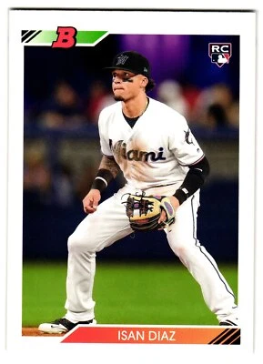 2020 Bowman Heritage #5 Isan Diaz - Image 1 of 2