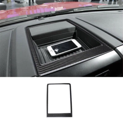 Cubierta de almacenamiento interior de fibra de carbono para Ford F-150 2015-17 Foto 1 de 4