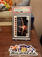 2008-09 Topps Chrome Chalk Toss LeBron James #23 PSA 9 MINT 