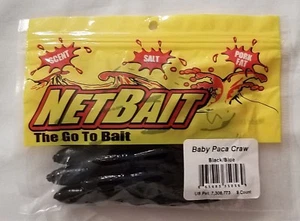 NETBAIT BABY PACA CRAWS en color negro/azul D18 - Imagen 1 de 2