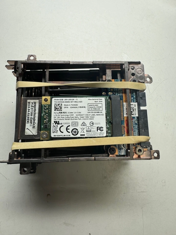 9PC  Lite-On LMH-256V2M 256GB SSD Hard Drive WITH CADDY  Free Ship DELL 02HNG6 - Image 1 of 3