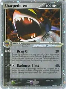 Sharpedo ex - 104/107 - Pokemon Ex Deoxys Ultra Rare HP - Picture 1 of 1