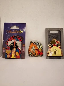 Disney Aladdin Pin Lot Ft. Jefar, Iago, And Aladdin.  - Picture 1 of 9