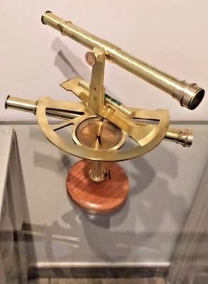 Theodolite -teodolito -Surveying- Graphomètre à double lunettes - XIX ième - Photo 1/4