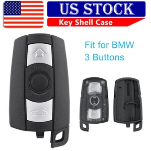 Key Remote Car Shell Fob Case 3 Butons for 2007 2008 BMW 328xi 335xi KR55WK49123 - Picture 1 of 8