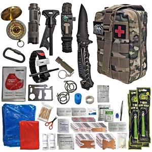 250-Piece Survival Kit – Tactical Gear & First Aid, Great Gift for Men & Dad - Picture 1 of 64