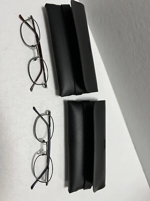 lot of 2 ottotto frames only 1 Blue 1 Brown 46-20-140 Timeless Italian Style - Image 1 of 4