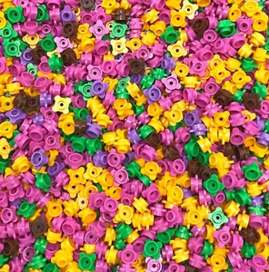 ☀️NUEVO 250x Lego Surtido Flores Planta Piezas Piezas Pequeñas Coloridas - Imagen 1 de 1