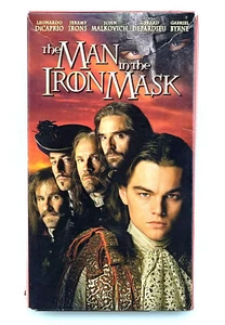 The Man in the Iron Mask VHS 1998 Blockbuster Rental Tape Leonardo Dicaprio - Picture 1 of 10