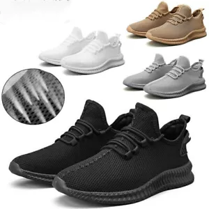 Mens Outdoor Sneakers Casual Athletic Jogging Sports Tennis Gym Running Trainers - Picture 1 of 15