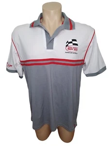  GOLD COAST Indy 300 2008 - mens polo grey white and red - XL - Racing  - Picture 1 of 7