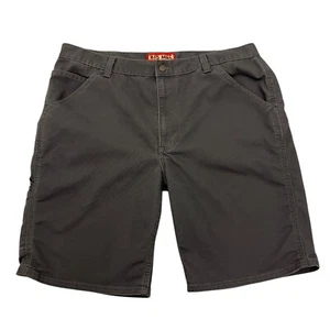 Big Mac Carpenter Shorts Grey Mens 40W 10L Relaxed Fit Stretch Canvas - Picture 1 of 8
