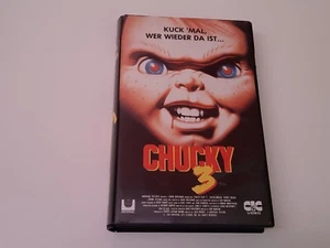 Chucky 3 1991 Uncut VHS German PAL CIC Video Großbox Child's Play 3 - Bild 1 von 5