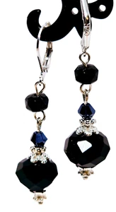 Sterling Silver Crystal Wedding Bridal Earrings Leverback Choose One - Picture 1 of 24