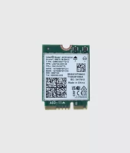 New Genuine Intel AX201 802.11ac 2.4Gbps WiFi Bluetooth 5.2 AX201NGW L92724-005 - Picture 1 of 2