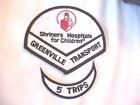 Patch Shriners Hospitals for Children Greenville Transport and 5 Trips New