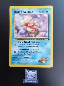 Pokemon Karte Misty's Goldeen 85/132 Gym Heroes Unlimited Wizards - Bild 1 von 2