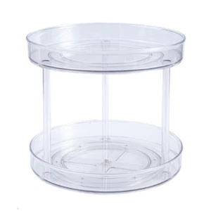 Transparent Kitchen Spice Rotatable Food Storage Container for Kitchen Cabinets - Picture 1 of 7