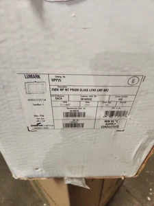 lumark wpp25 wall pack metal halide glass globe bulb incleded - Picture 1 of 2