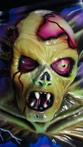 VINTAGE 1994 R. MARINO METAPHSYQUE 3D WALL SCULPTURE _ ZOMBIE - Picture 1 of 4