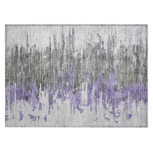 Addison Rugs hantille AN704 Purple 1'8" x 2'6" Indoor Outdoor Area Rug, Easy - Picture 1 of 5