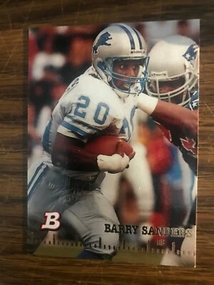 1994 Bowman #180  Barry Sanders Detroit Lions NrMt - Image 1 of 2