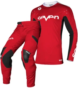 NEU 2024 YOUTH SEVEN RACE KIT ANZUG RIVALE HEFTKLAMMER ROT MX MOTOCROSS JR GÜNSTIG - Bild 1 von 5