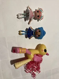 La La Loopsy Lalaloopsy ~ 3" Mini Puppen ~ Lot Bijou Pfefferminz Pferd x3 SELTEN - Bild 1 von 5