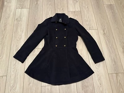 Atmosphere Size 6-8 Navy Trenchcoat Golden Buttons - Image 1 of 4
