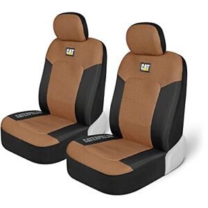 Cat® MeshFlex Automotive Seat Covers for Cars Trucks and SUVs Set of 2 – Beig...