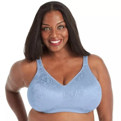 Playtex 18 Hour® Ultimate Lift & Support Wireless Bra 4745 Zen Blue 40DDD NIP - Image 1 of 2