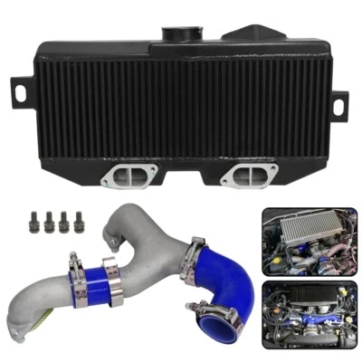 Top Mount Uprated Intercooler Kit For Subaru 02-07 WRX STI EJ20 EJ25 GD GG Blue — 第 1/4 张图片