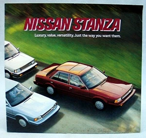 Vintage 1986 Nissan Stanza Auto Brochure - Luxury, Value, Versatility **3/25** - Picture 1 of 1