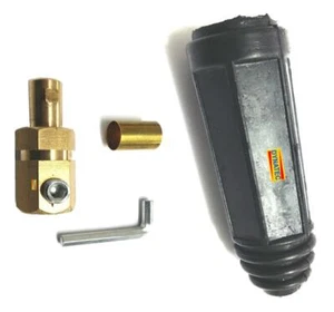 Male Welding Cable Dinze Type Plug SK 16mm To 25mm Welder Connector Dinz Din - Picture 1 of 4