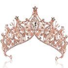 Rose Gold Tiara and Crown for Women Crystal Headband for Girls Mermaid Queen ...