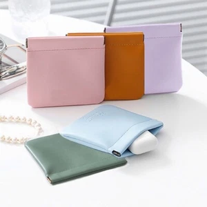 4Pcs Pocket Cosmetic Bag for Women Travel Makeup Pouch Organizer Squeeze Top - Picture 1 of 12
