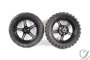Juego de llantas rectas 17-24 Kawasaki Z125 BR125 OEM negras - Imagen 1 de 8