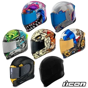 Icon Airframe Pro Full Face Street Motorcycle Helmet - Pick Size/Color - Picture 1 of 19
