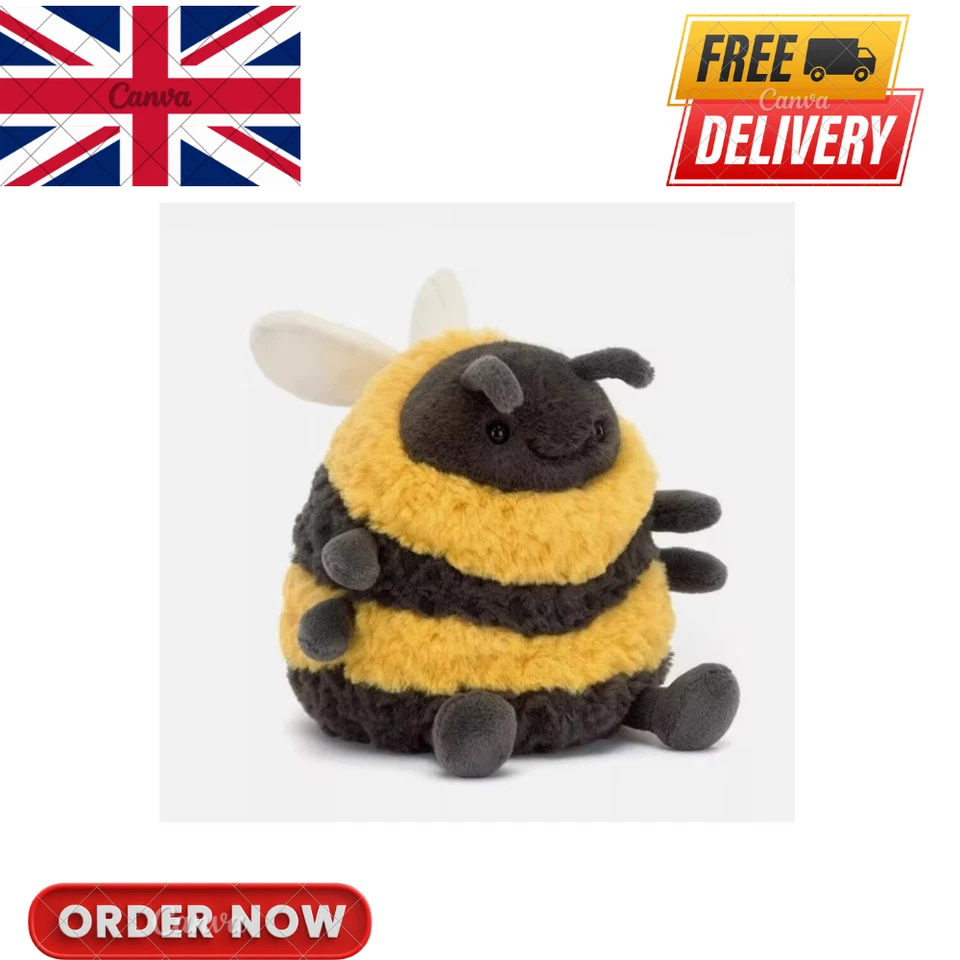 BRANDED JellyCat Albee Bee nuevo con etiquetas y bolsa antipolvo