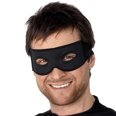 Black Zorro Mask (half) Costume Accessory - Image 1 of 4