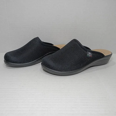 Zuecos Fly Flot para mujer de malla negra Italia anatómicos anti golpes nuevos talla 6 (37) Foto 1 de 4