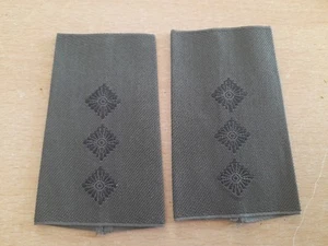 Bundeswehr BW Dienstgradabzeichen Schlaufen Hauptmann Feldbluse Parka Uniform - Bild 1 von 2